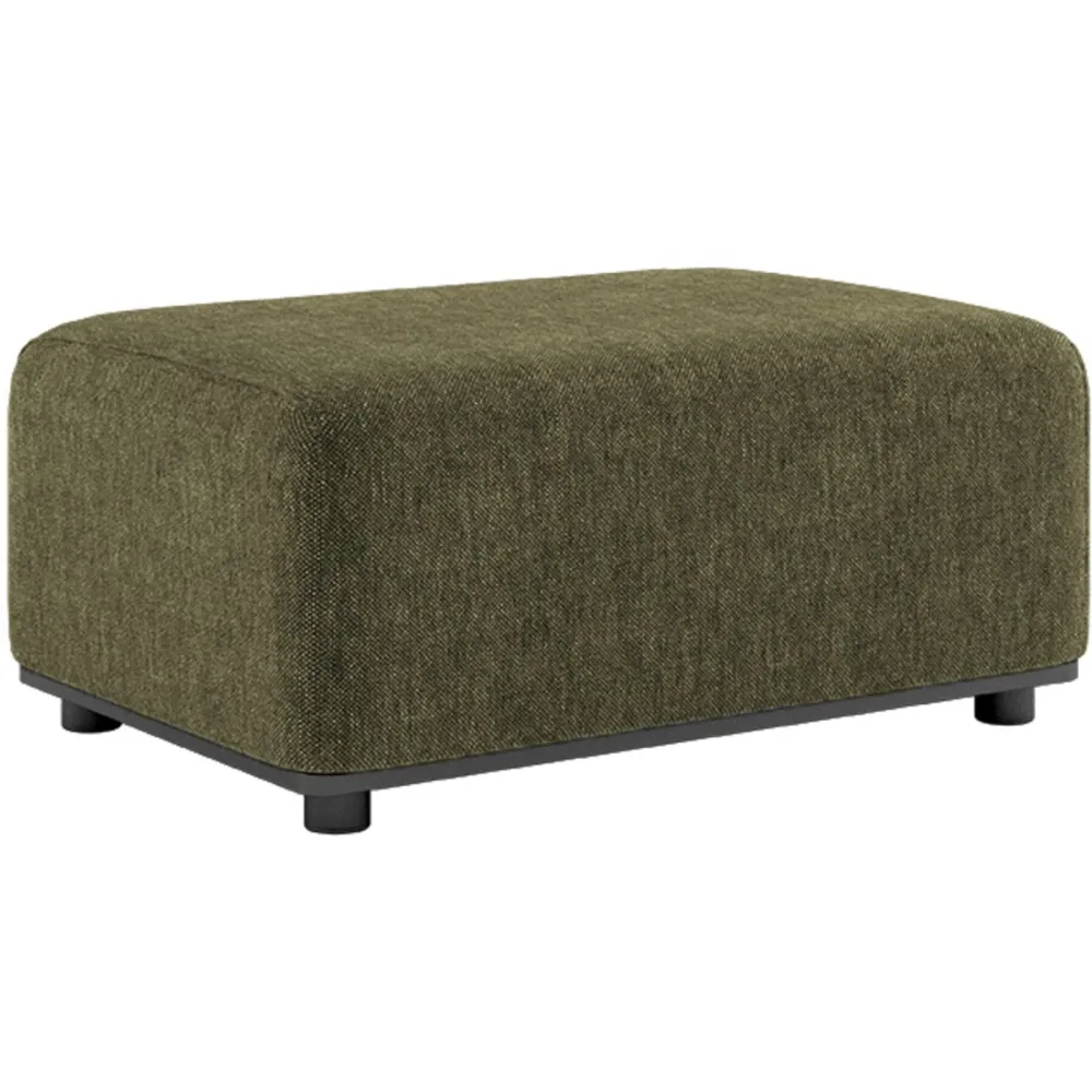 SACKit Loungeelement Cobana olive Textilien/Alu Ramen H 40 cm Wasserabweisend - Loungeelement