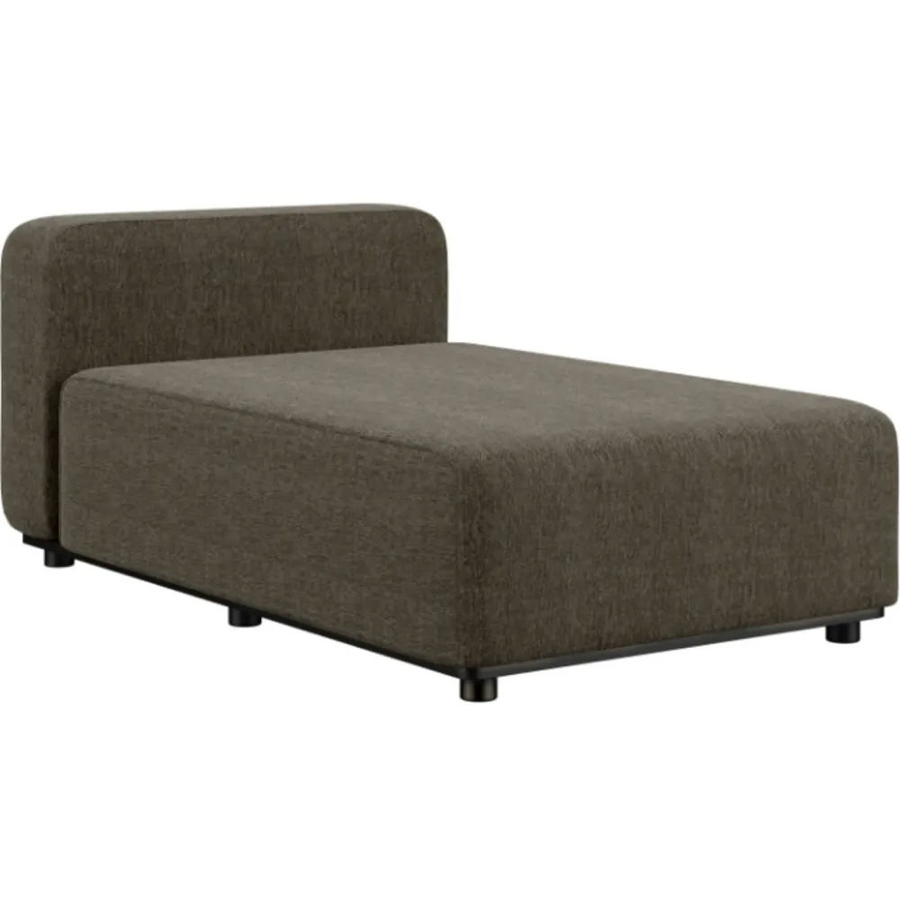 SACKit Loungeelement Cobana braun Stoff/Alu Ramen 1 B 96 T 160 cm - Loungeelement