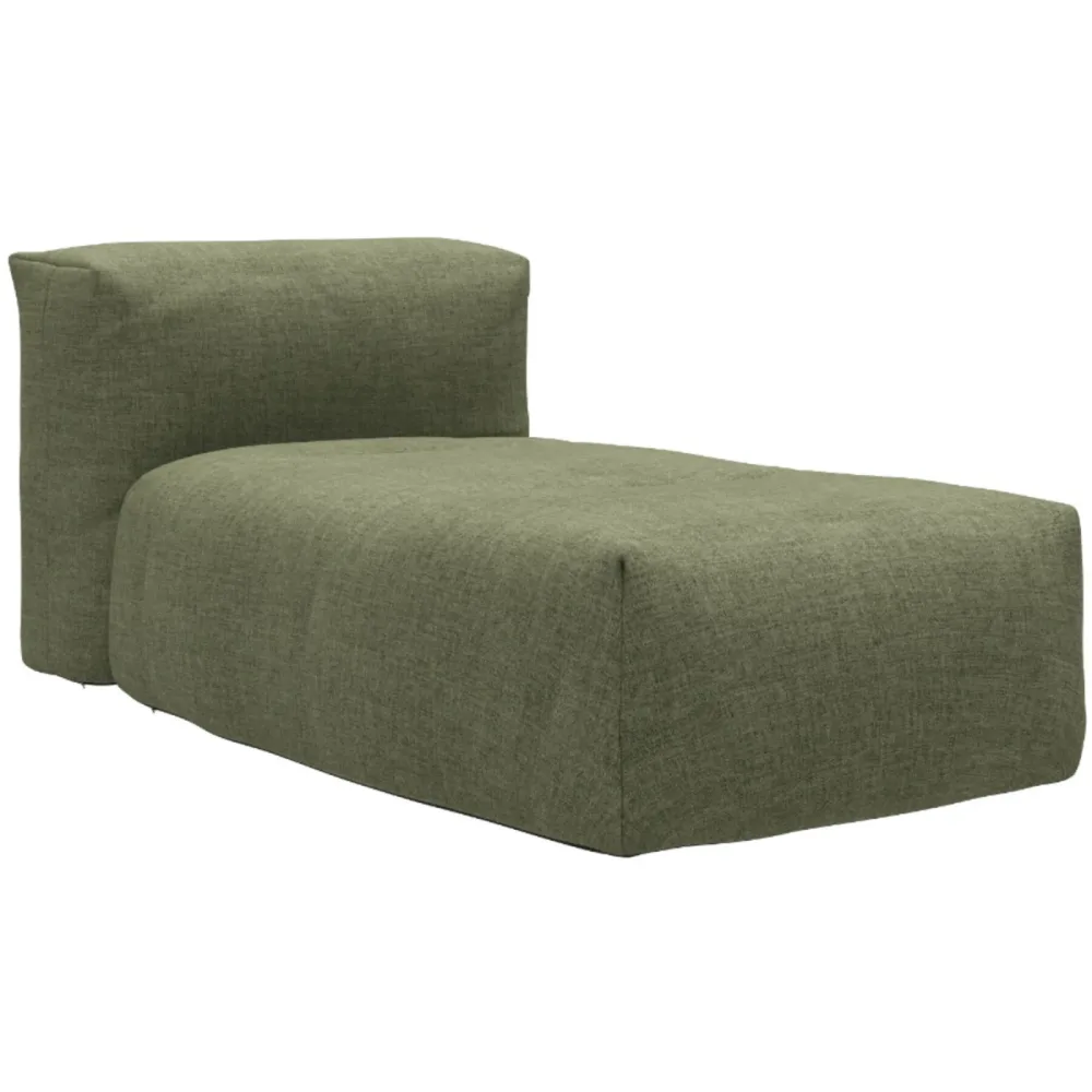 SACKit Loungeelement SoftSofa Olefin olive B 175 T 80 cm - Loungeelement