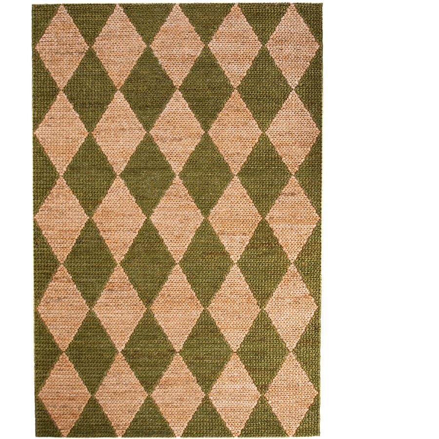 Teppich Lotri Beige/Grün Baumwolle/Jute 120 cm 170 cm - Farbe: natur - Material: Mischgewebe - Teppich