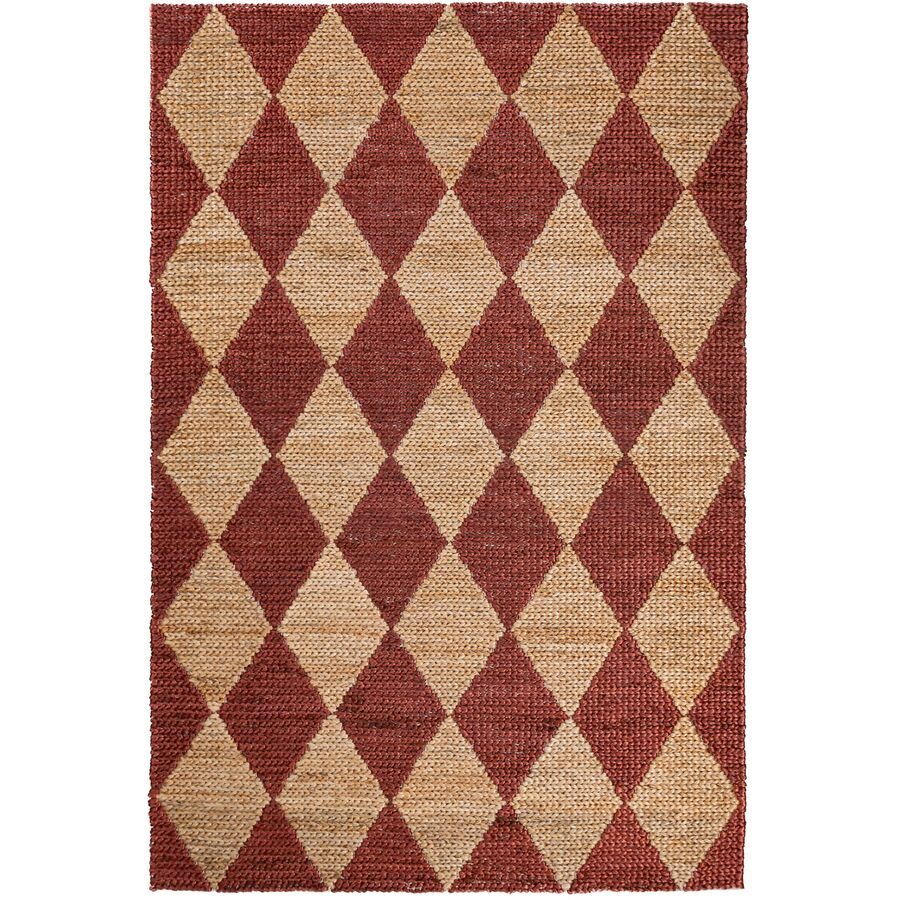 Teppich Lotri Beige/Rot Baumwolle/Jute 120 cm 170 cm - Farbe: natur - Material: Mischgewebe - Teppich