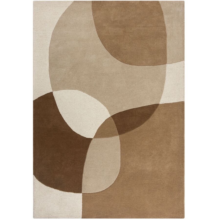 Teppich Vemba Beige Wolle 160 cm 230 cm - Farbe: natur - Teppich