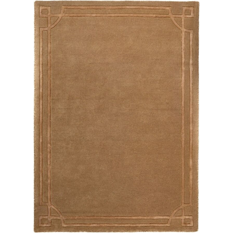 Teppich Klyt Beige Wolle/Viskose 120 cm 170 cm - Farbe: natur - Material: Mischgewebe - Teppich