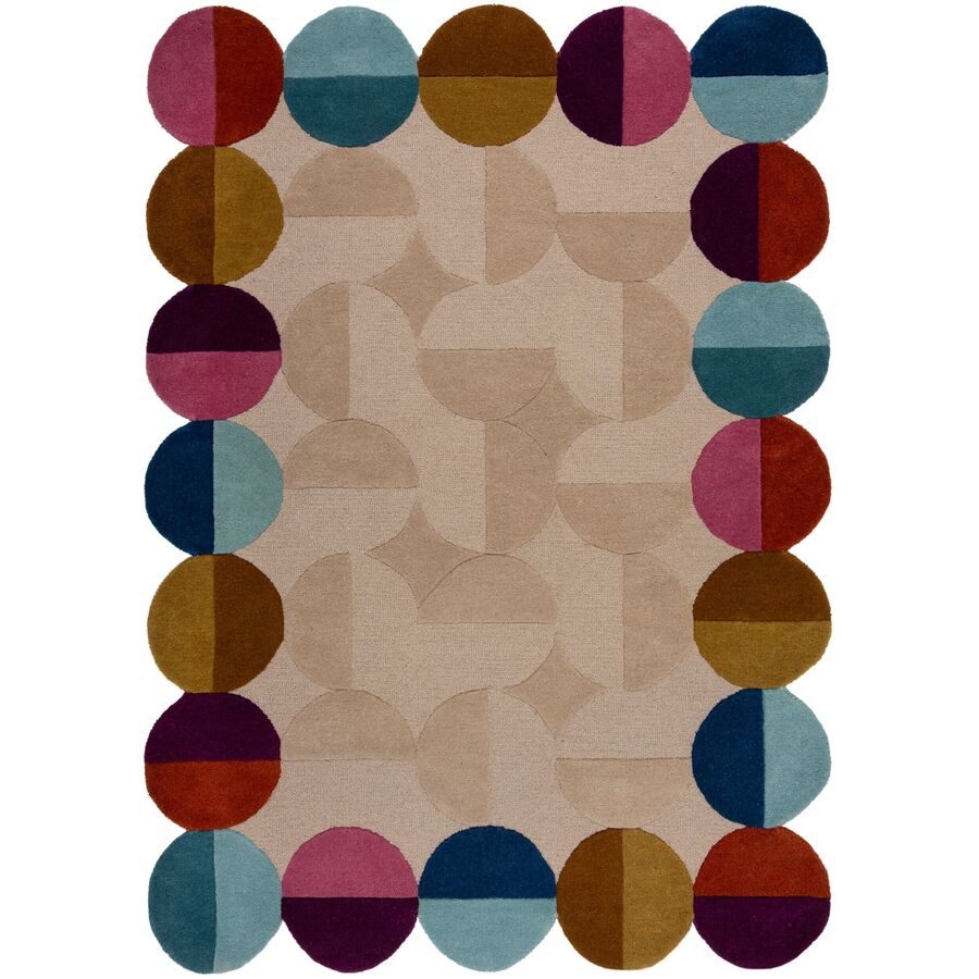 Teppich Xufla Lila Wolle 120 cm 170 cm - Farbe: violett - Teppich