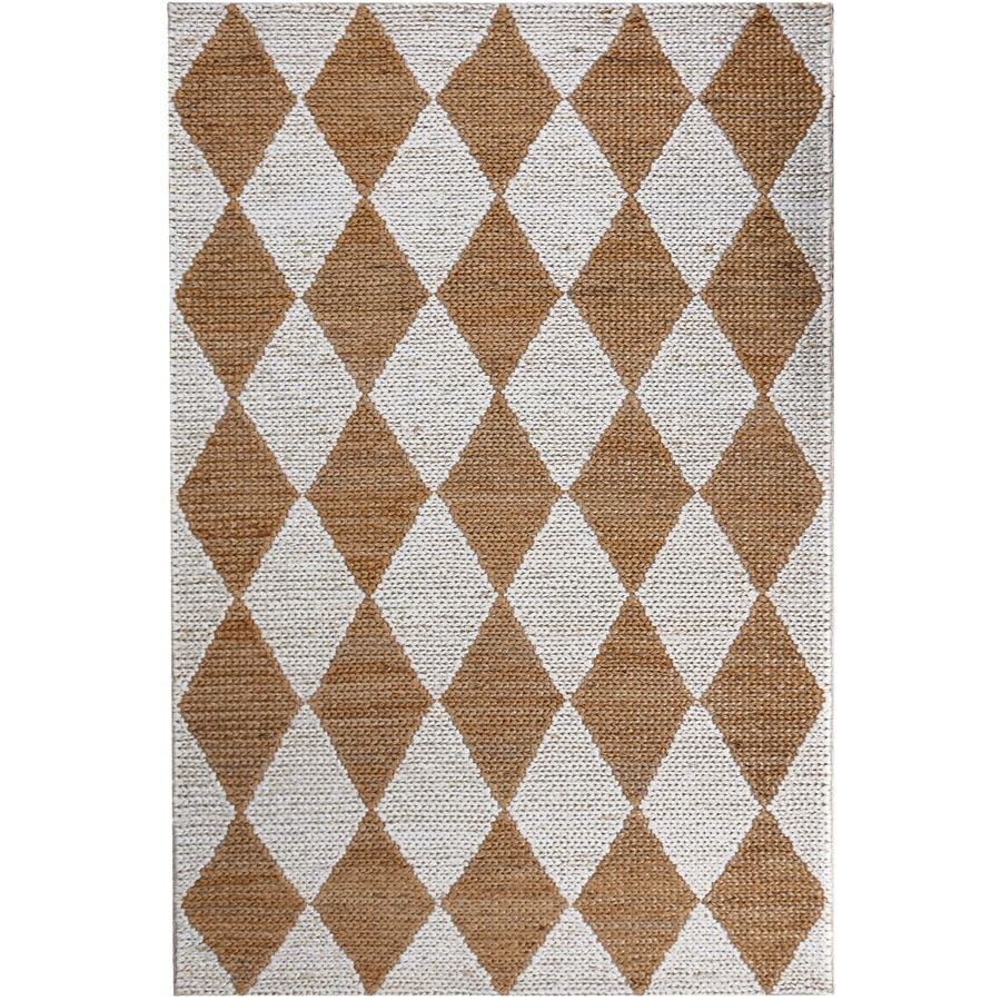 Teppich Lotri Beige Baumwolle/Jute 160 cm 230 cm - Farbe: natur - Material: Mischgewebe - Teppich