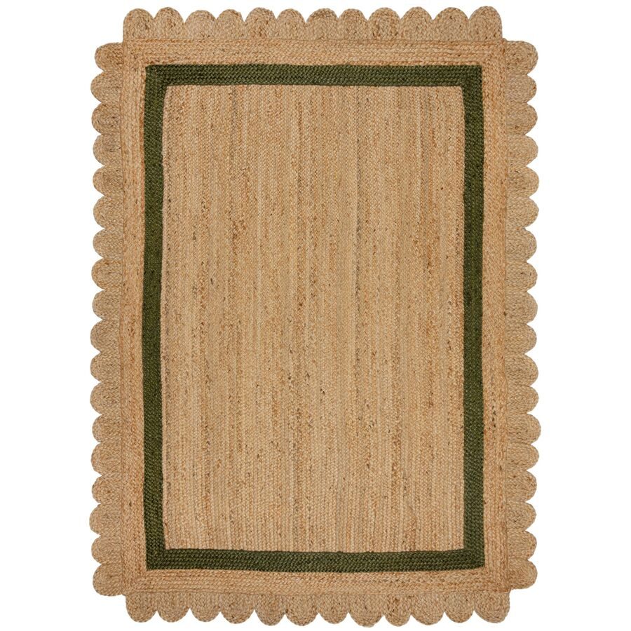 Teppich Miqta Beige Jute 200 cm 290 cm - Farbe: natur - Teppich