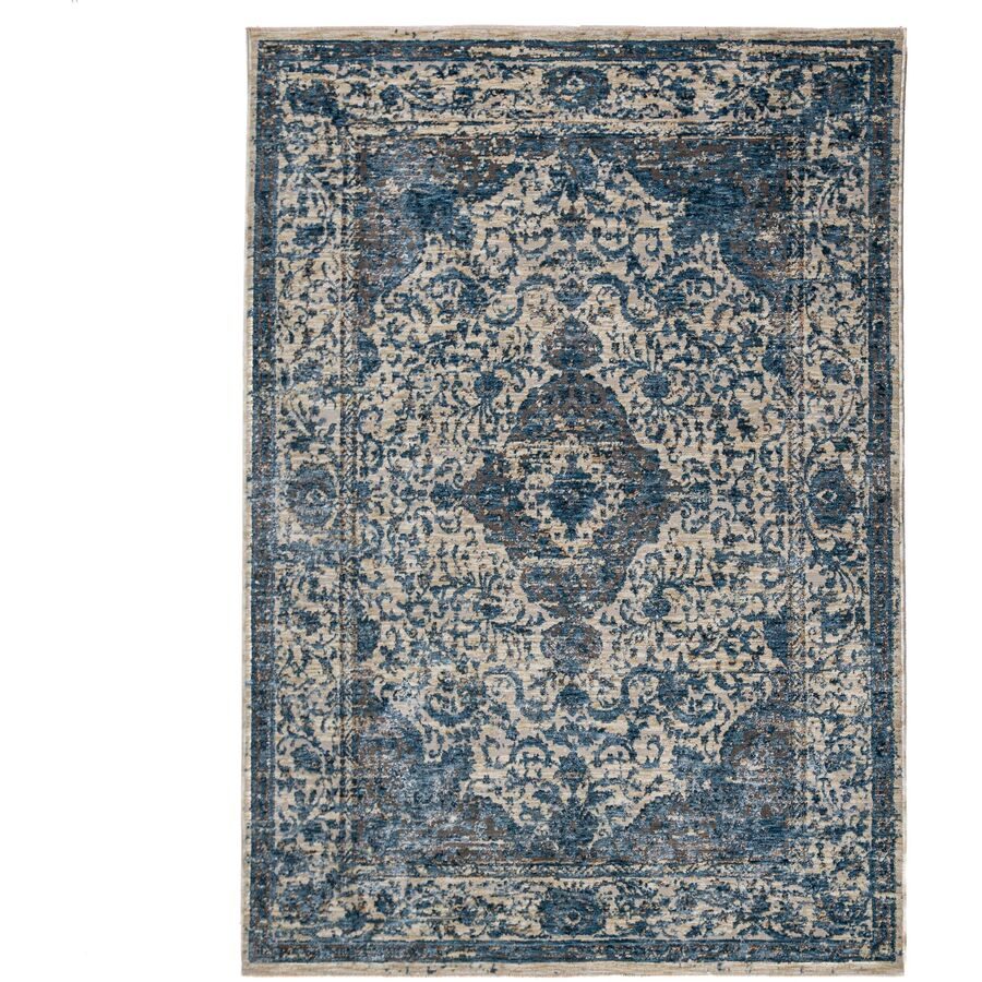 Teppich Baxli Blau Polyester 200 cm 300 cm - Farbe: natur - Teppich