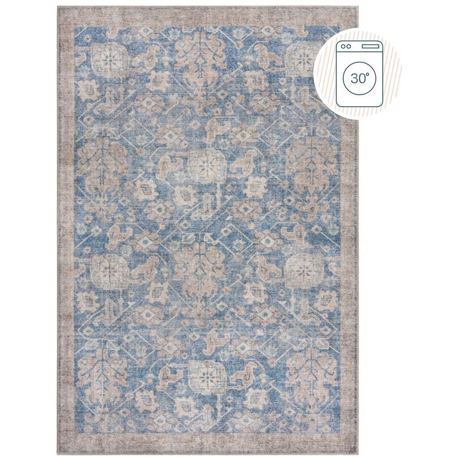Teppich Zruk Weiss Polyester 115 cm 170 cm - Teppich