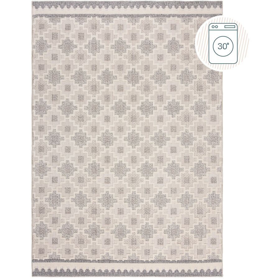 Teppich Flurx Beige Stoff 194 cm 290 cm - Farbe: natur - Material: Mischgewebe - Teppich