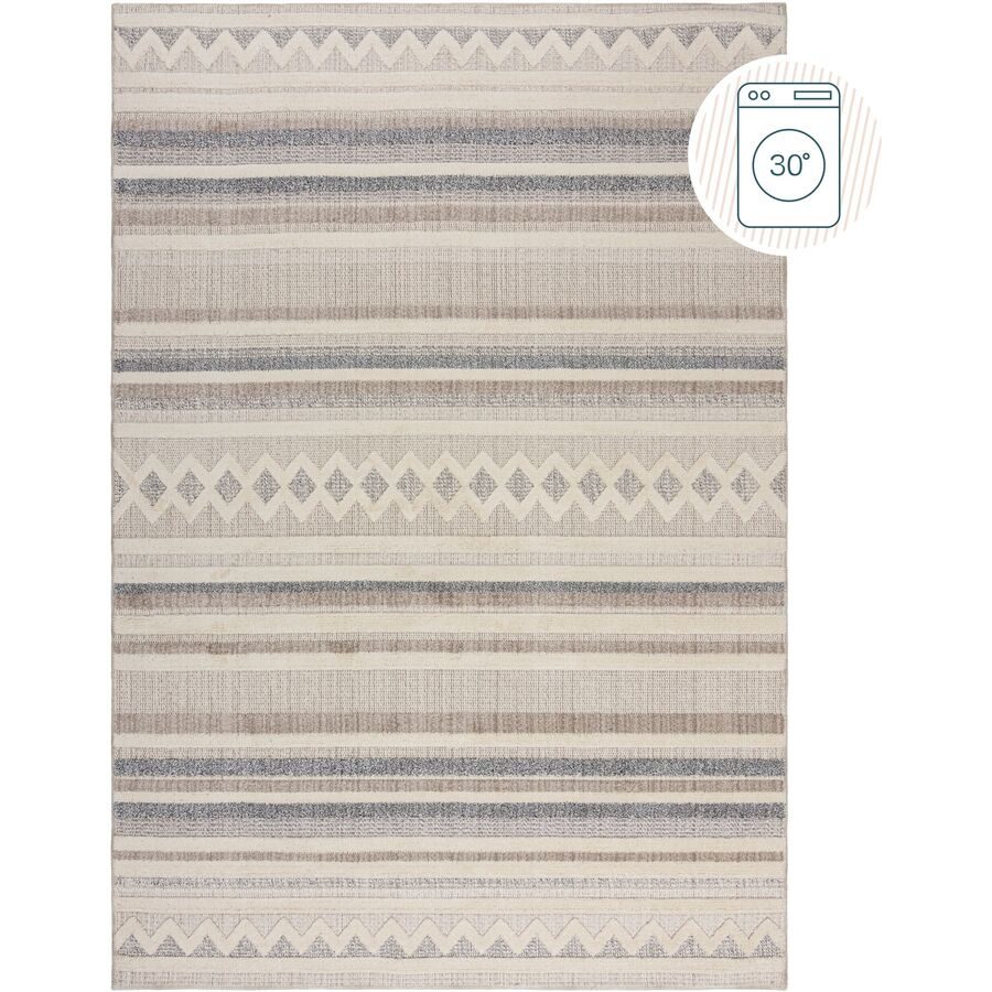 Teppich Wronk Beige 155 cm 230 cm - Farbe: natur - Material: Mischgewebe - Teppich