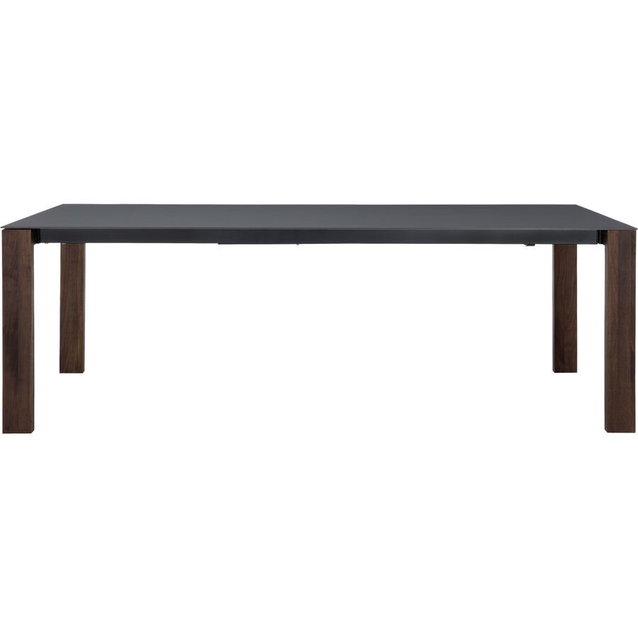 Tisch Tavoli Schwarz Keramik/Holz 90 cm - Material: Keramik, Nussbaum - Möbel Konfigurator: Traummöbel individuell zusammenstellen - Tisch