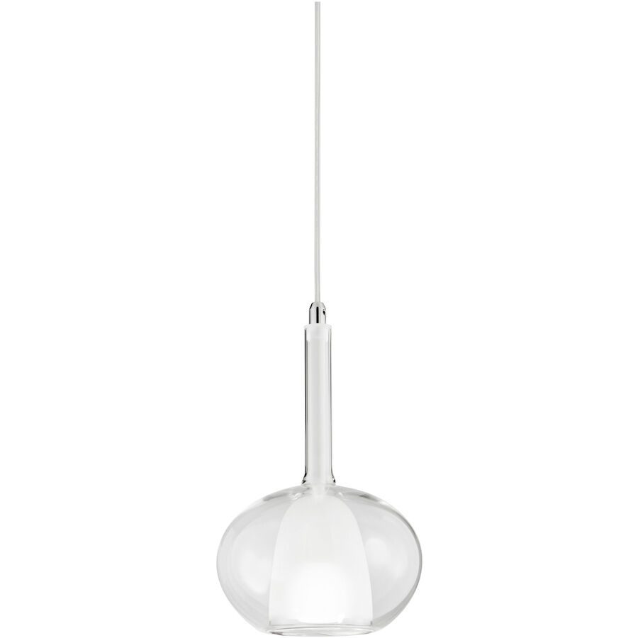 Giberti Luce Pendellampe Carina Weiss Glas 22 cm 33 cm - Pendellampe