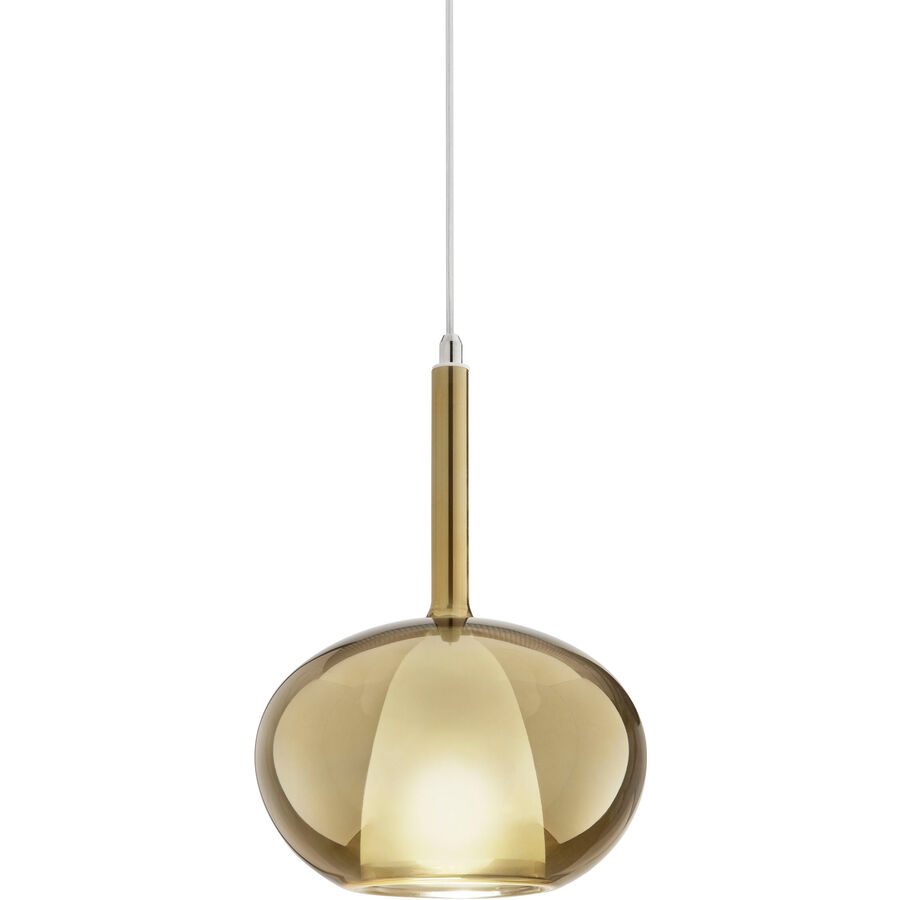 Giberti Luce Pendellampe Carina Grau Glas 22 cm 33.5 cm - Pendellampe