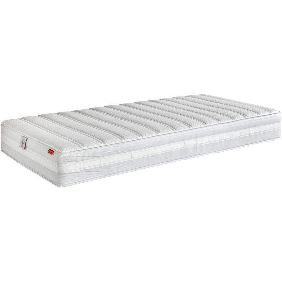 Philrouge Matratze Cozysleep Spirit Dura Weiss Schaumstoff 80 x 200 cm - Material: Kaltschaum kombiniert mit Gelschaum, Bezug seitlich mit Klimaband -