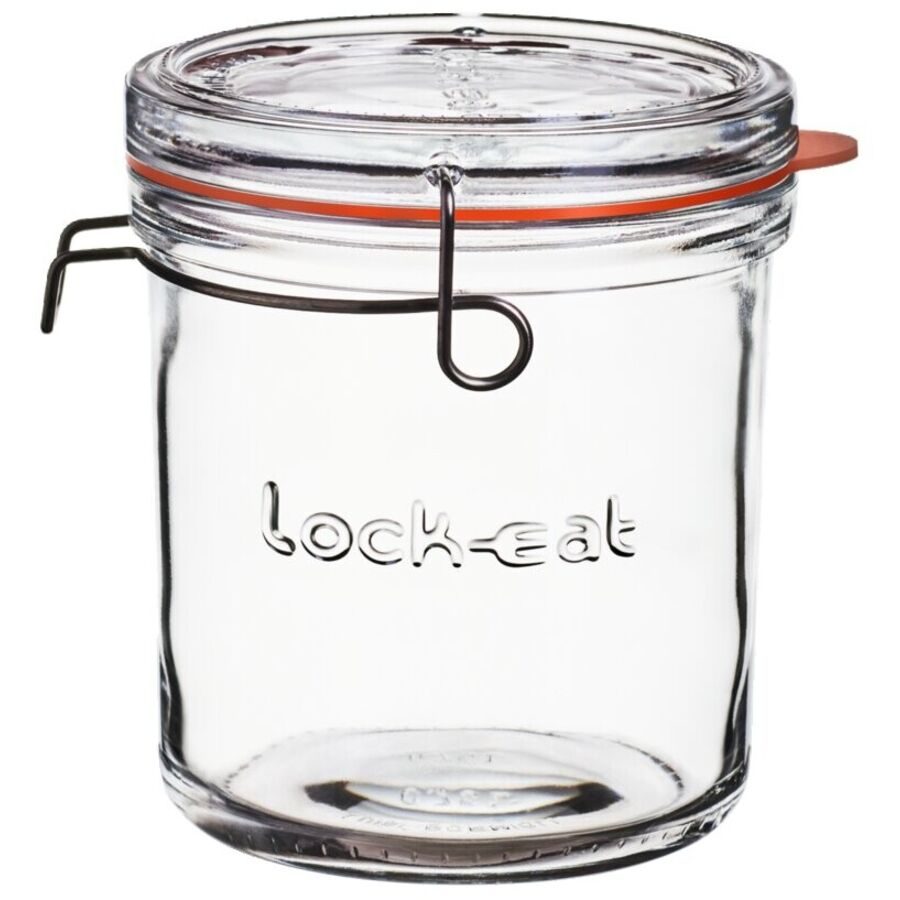 BORMIOLI LUIGI Einmachglas Lock Eat Transparent Glas 12 cm 13.7 cm 0.75 l - Einmachglas
