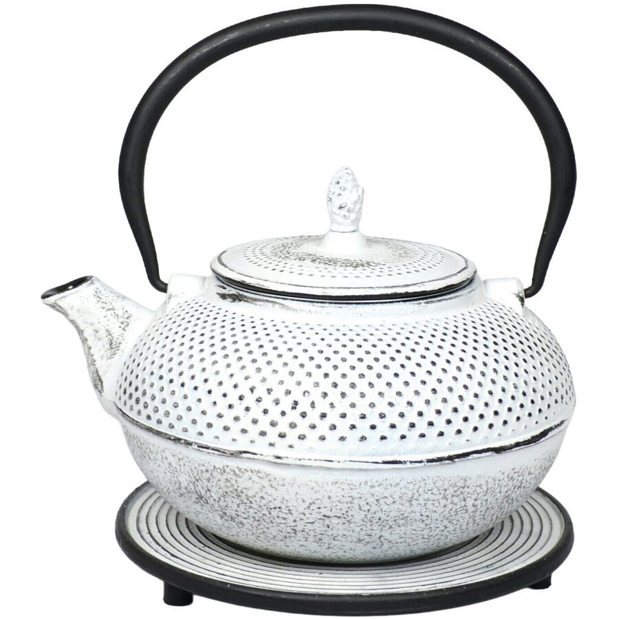 Teekanne Therese Weiss Eisen 1.5 l - Material: Gusseisen - Teekanne