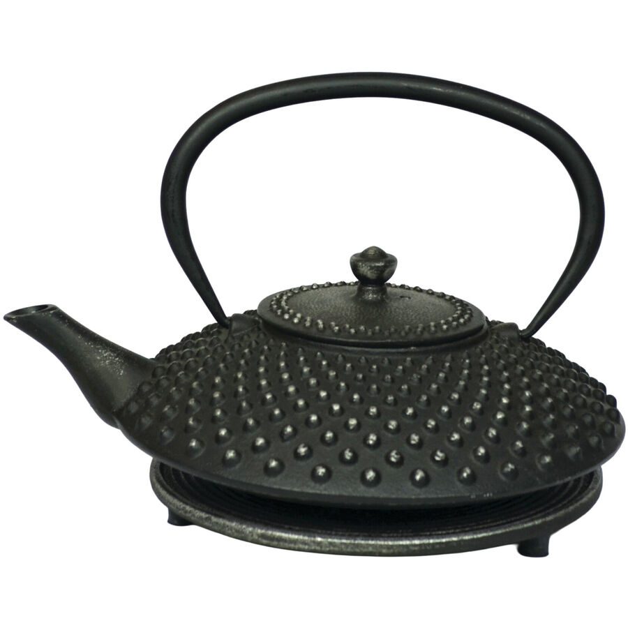Teekanne Therese Schwarz Eisen 1 l - Material: Gusseisen - Teekanne