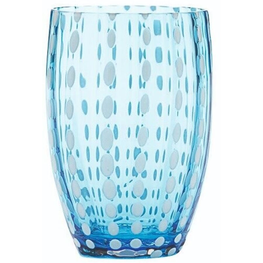 Trinkgläser-Set Perle Blau Glas 0.32 l - Trinkgläser-Set