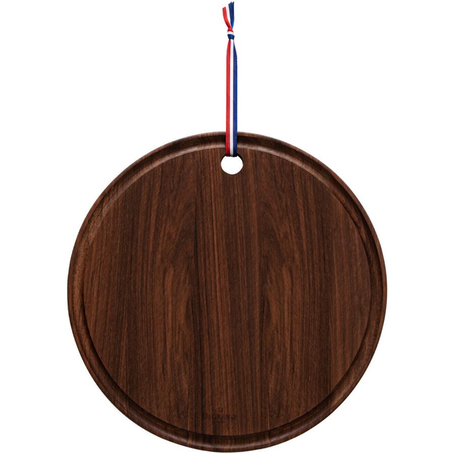 DEGRENNE Servierbrett Les Essences Braun Holz 29.4 cm 29.4 cm - Material: Nussbaumholz - Servierbrett