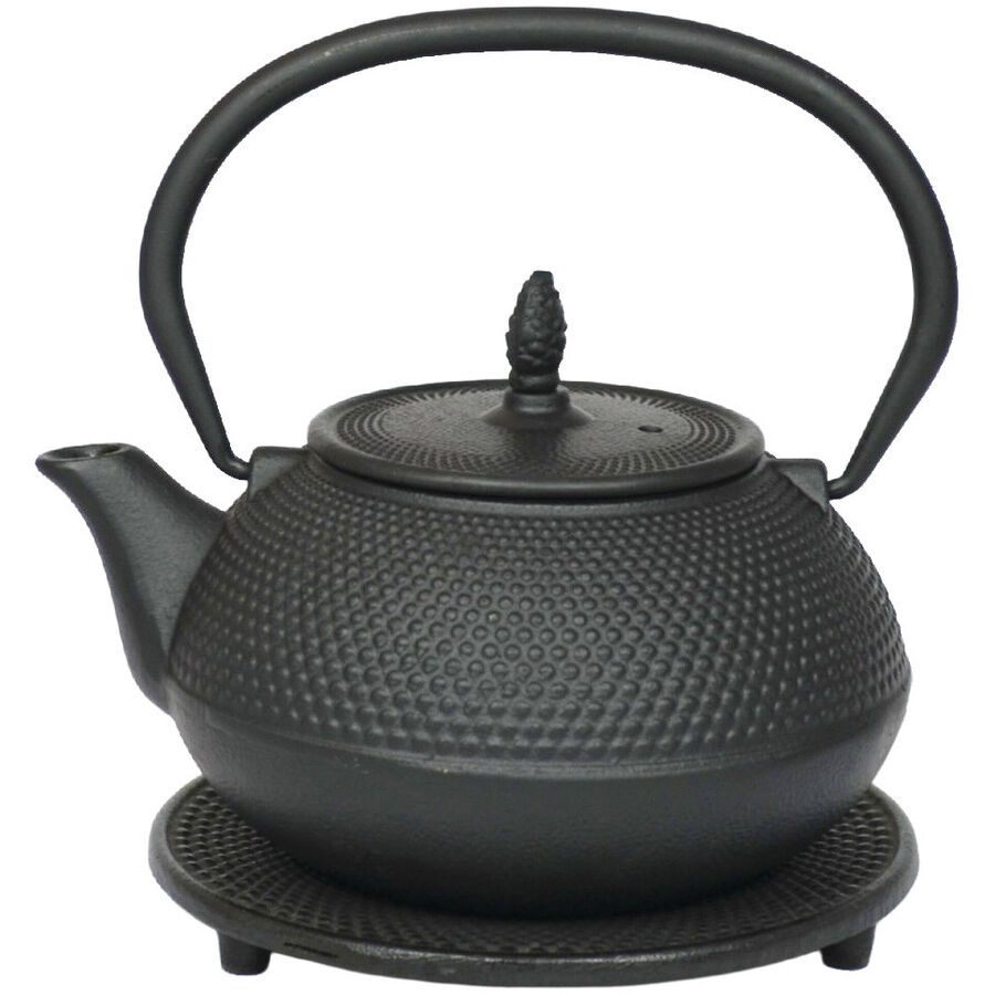 Teekanne Therese Schwarz Eisen 0.6 l - Material: Gusseisen - Teekanne