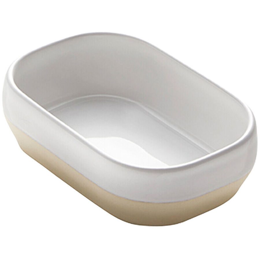 DEGRENNE Auflaufform Bahia Braun/Weiss Keramik 10.7 cm 4.4 cm - Farbe: weiss/braun - Material: Stoneware - Auflaufform