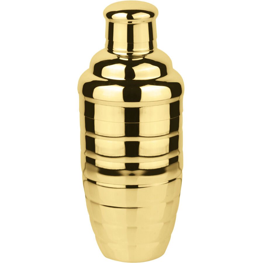 Cocktailshaker Cocktail Gold Stahl 20.5 cm 8.8 cm - Farbe: goldfarben - Material: Chromnickelstahl - Cocktailshaker