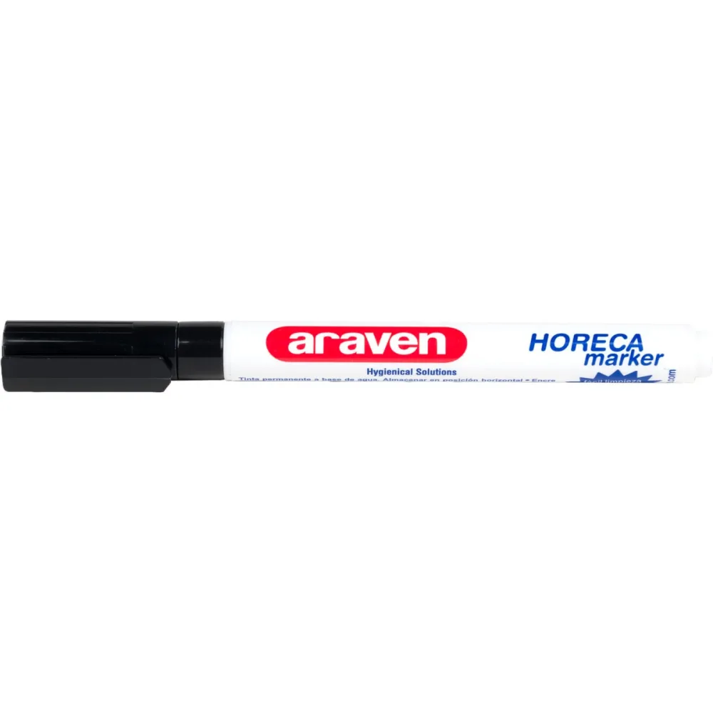 Araven Marker; Schriftbreite 1 mm; schwarz