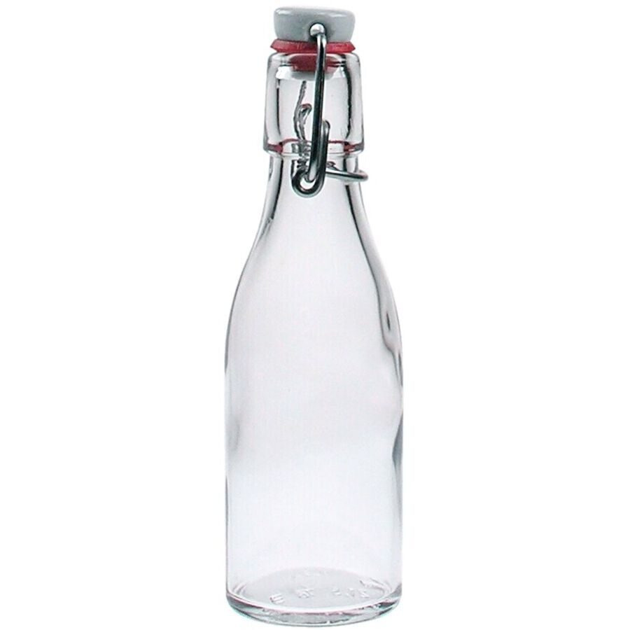 Flasche Therese Transparent Aluminium/Glas 19 cm 0.2 l - Flasche