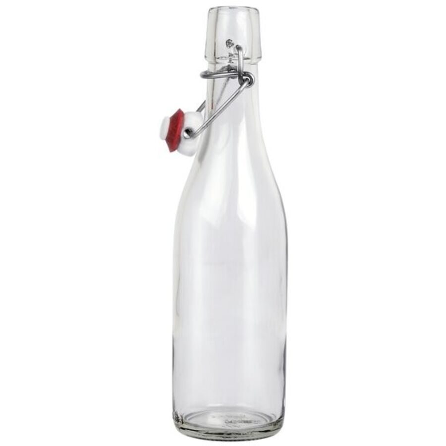 Flasche Therese Transparent Aluminium/Glas 32.3 cm 1 l - Flasche
