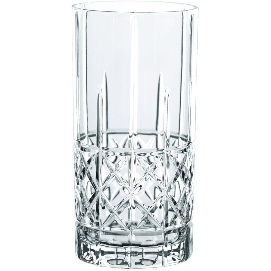 Nachtmann Longdrinkgläser-Set Highland Transparent Glas 15.2 cm 7.7 cm - Material: Kristallglas - Longdrinkgläser-Set