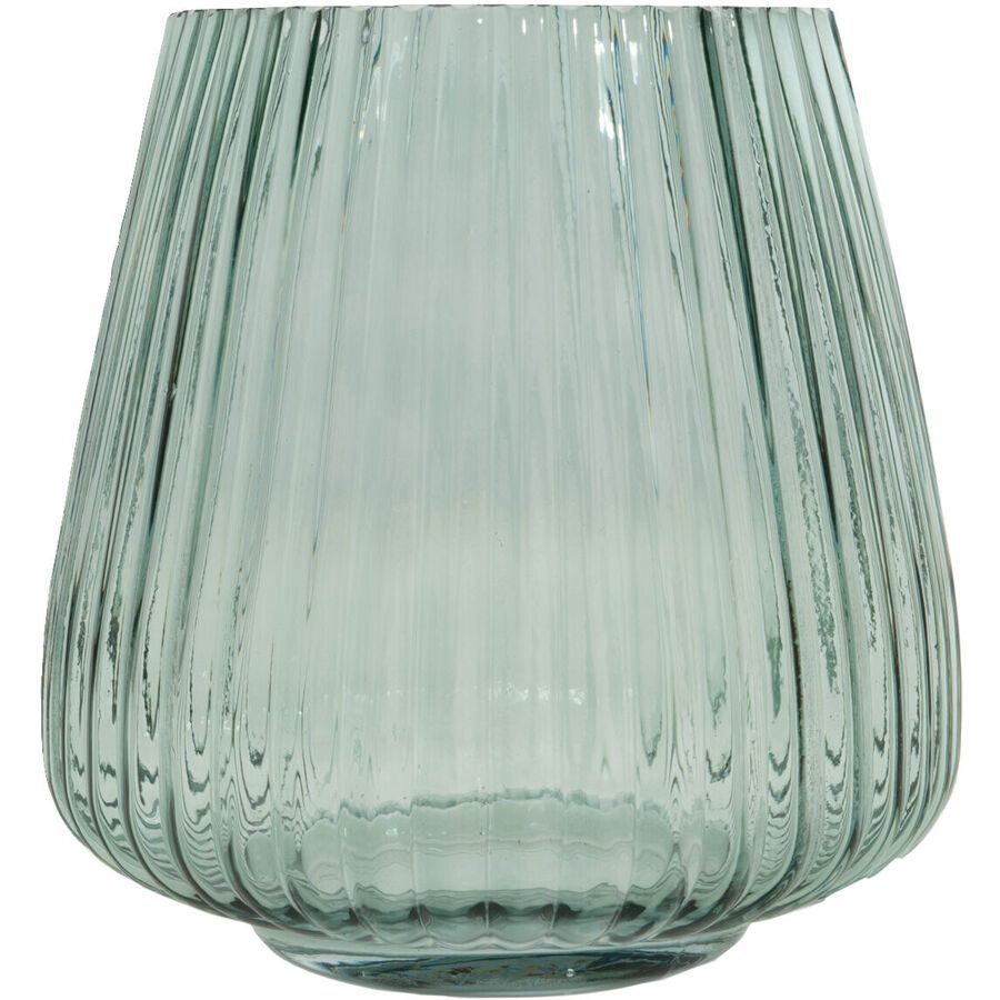 POINT-VIRGULE Windlicht Lamazère Grün Glas 17.7 cm 18 cm - Windlicht