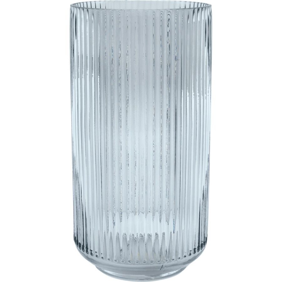 POINT-VIRGULE Windlicht Lamazère Blau Glas 14.3 cm 28 cm - Windlicht
