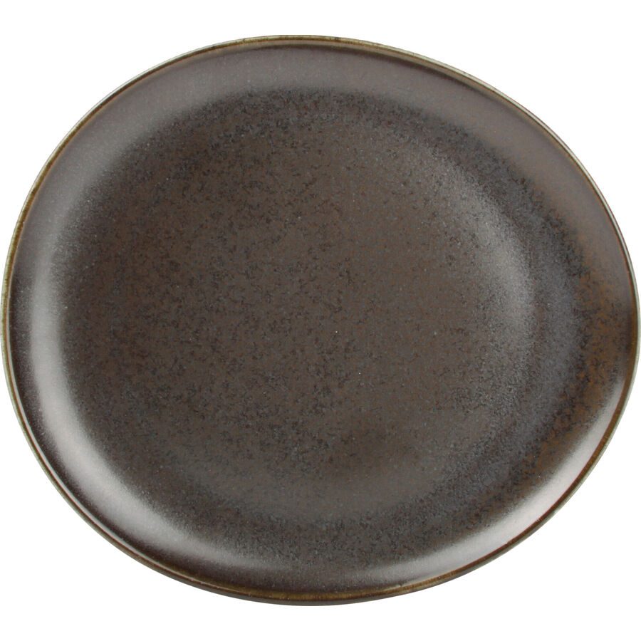 Fine2Dine Teller flach Ceres Black Braun Porzellan - Teller flach