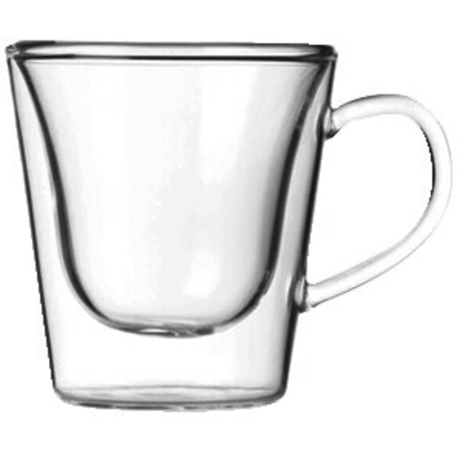 BORMIOLI LUIGI Teegläser-Set Thermic Glass Transparent Glas 11.4 cm - Material: Borosilikatglas - Teegläser-Set