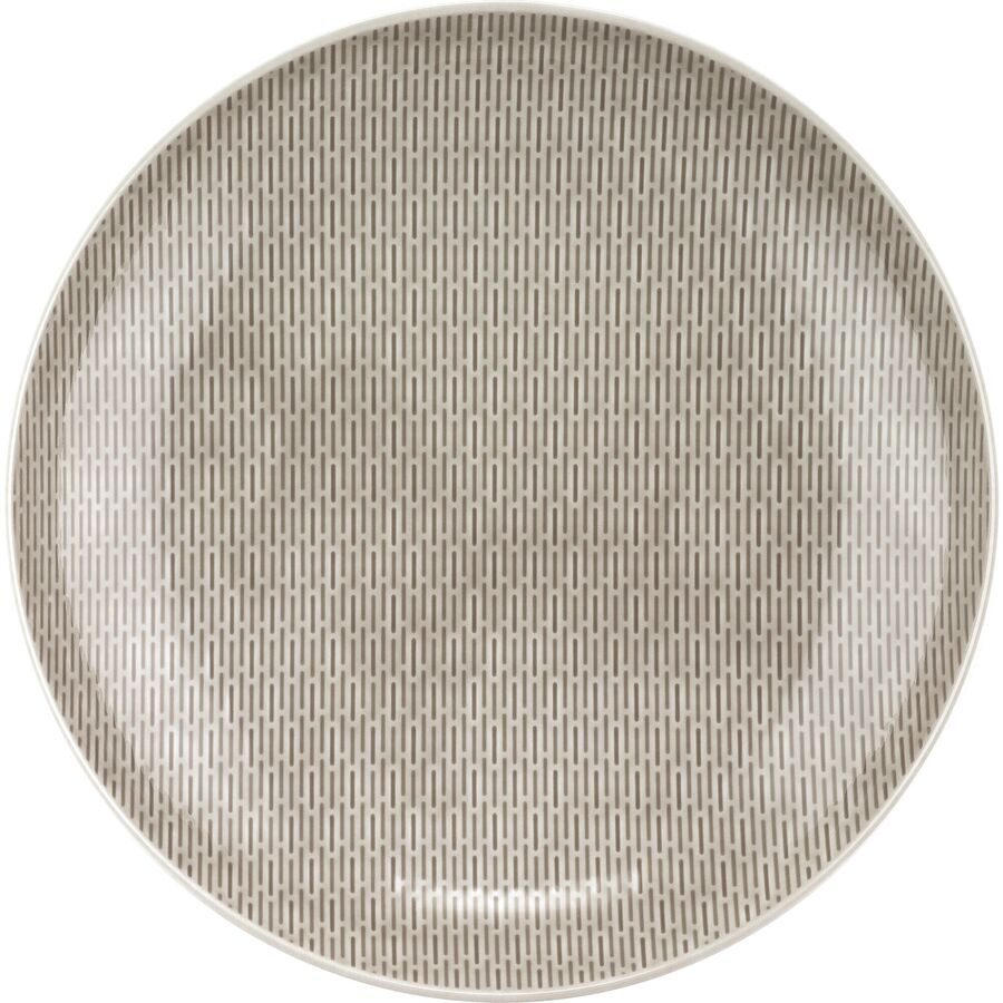 BAUSCHER Teller tief Scope Grau Porzellan 24 cm - Teller tief