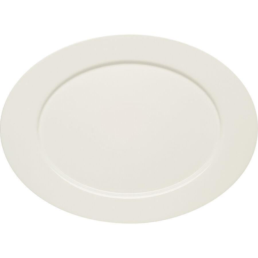 BAUSCHER Teller oval Purity Weiss Porzellan 27.8 cm 37.9 cm - Teller oval