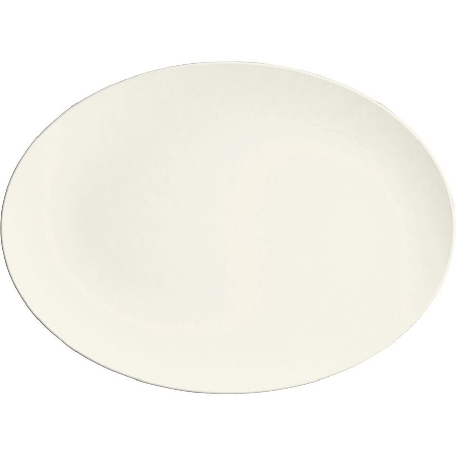 BAUSCHER Teller oval Purity Weiss Porzellan 24 cm 33 cm - Teller oval
