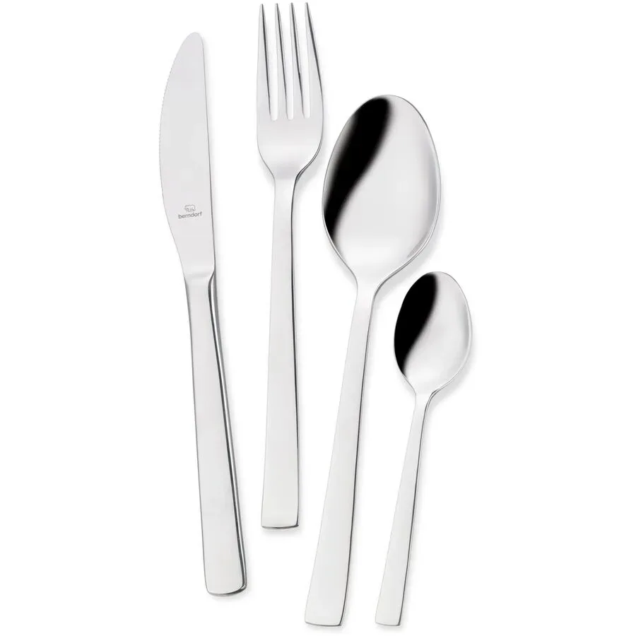 Berndorf Besteck-Set 24-tlg. Spirit Silber Edelstahl Rostfrei 18/10 - Material: 18/10 Edelstahl - Besteck-Set 24-tlg.