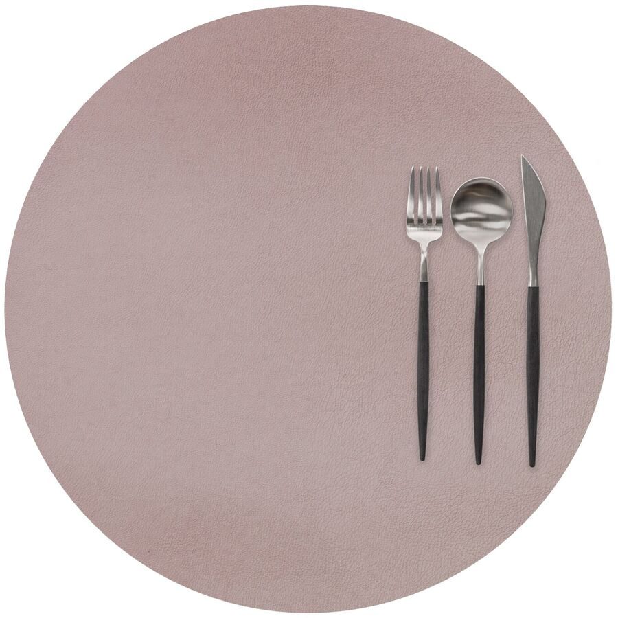 ZICZAC Tischset Togo Rosa Kunstleder 38 x 38 cm - Tischset