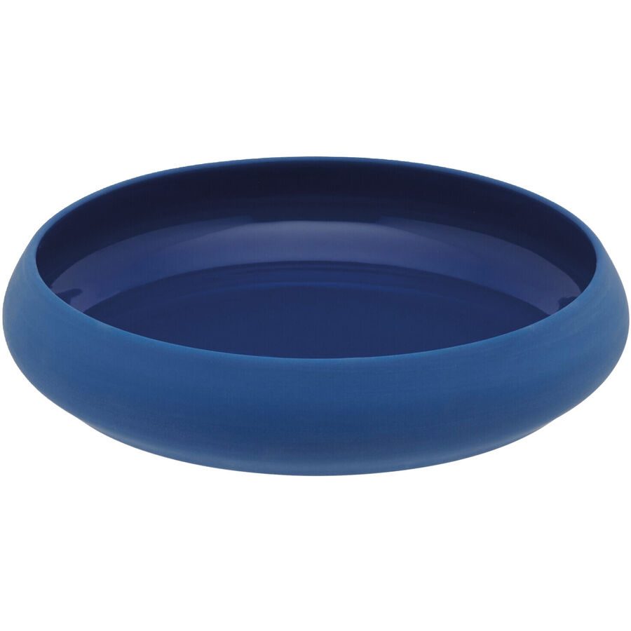 DEGRENNE Teller tief Gourmet Blau Porzellan 18 cm - Teller tief