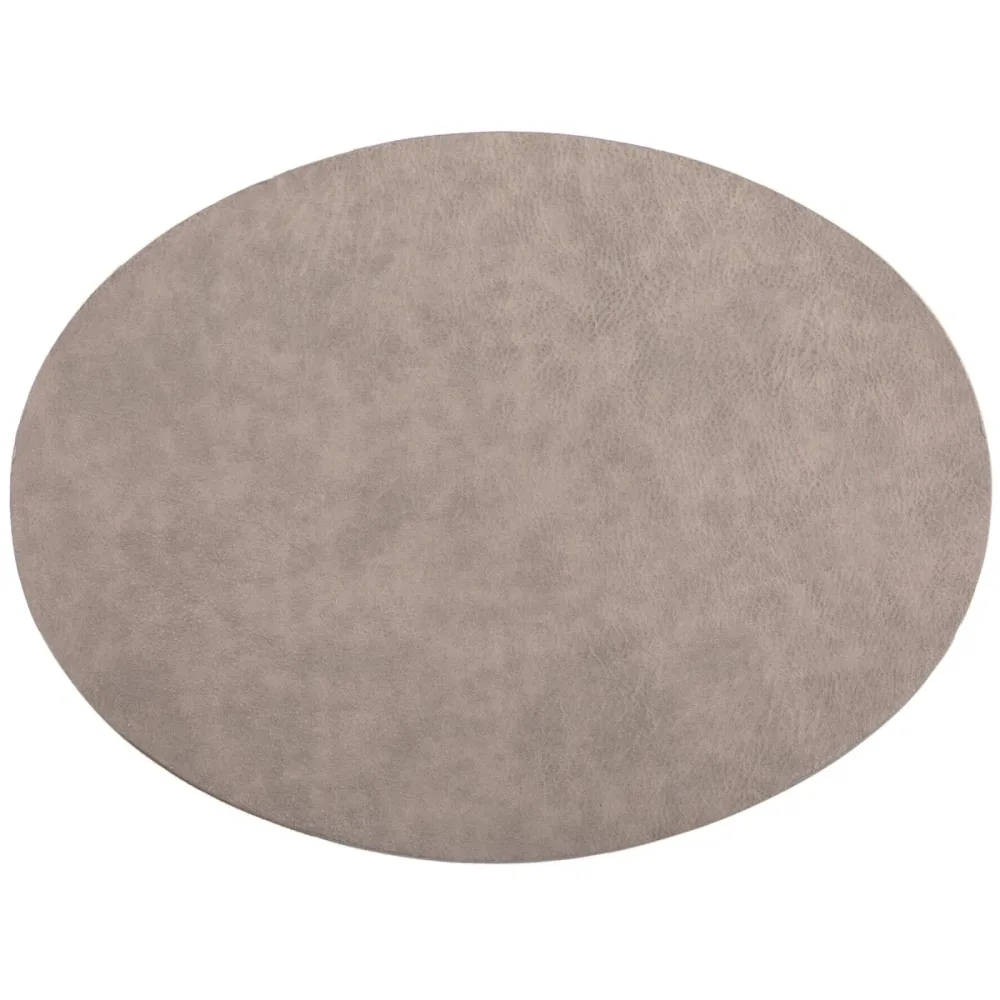 ZICZAC Tischset Troja Grau Kunstleder 33 x 45 cm - Tischset