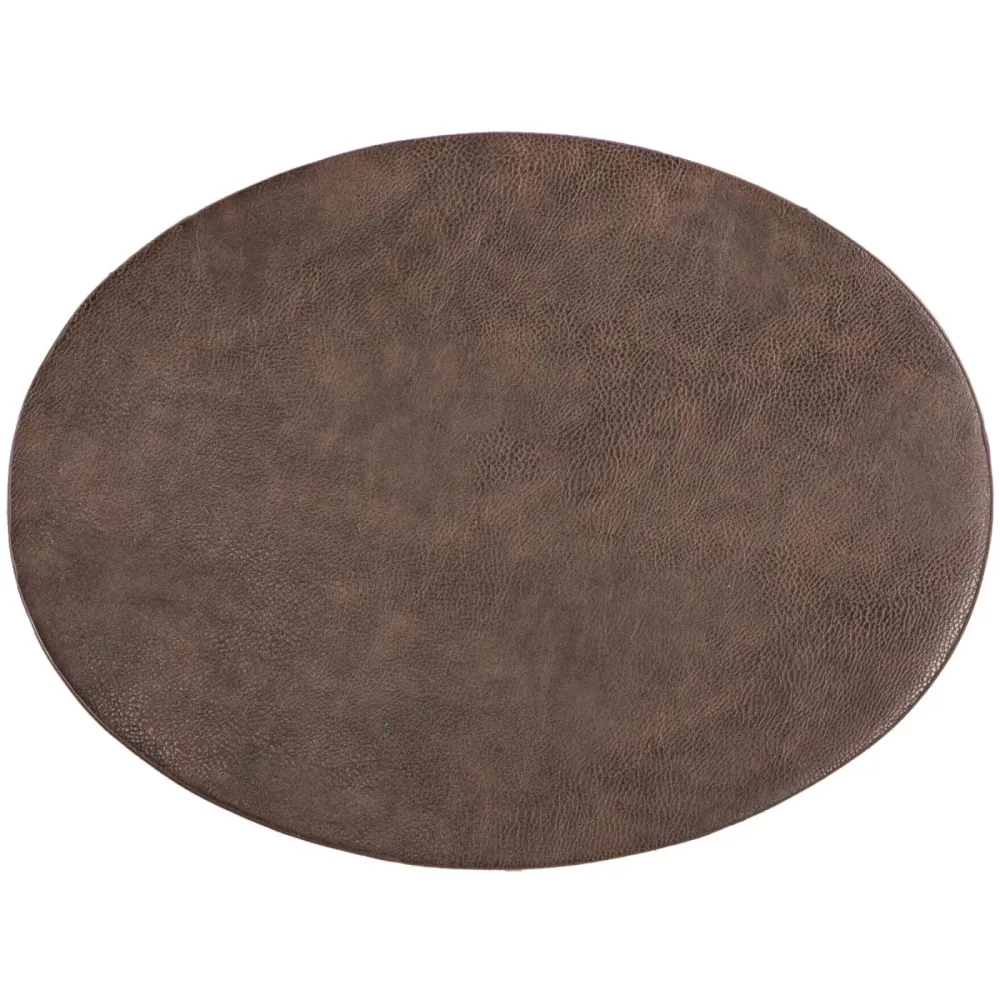 ZICZAC Tischset Troja Braun Kunstleder 33 x 45 cm - Tischset