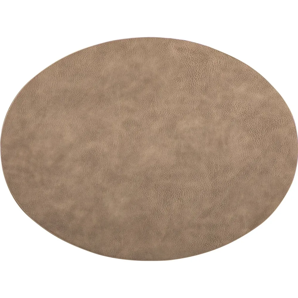 ZICZAC Tischset Troja Braun Kunstleder 33 x 45 cm - Tischset