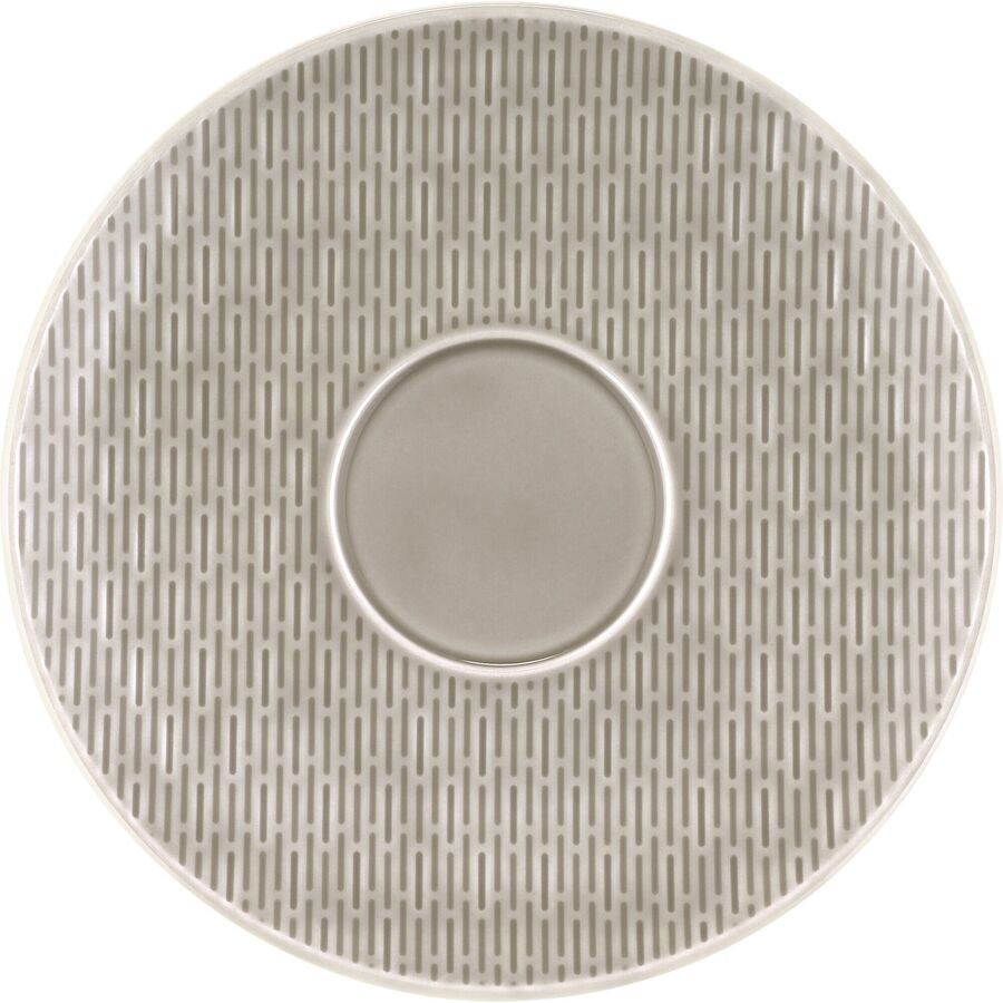 BAUSCHER Untertasse Scope Grau Porzellan 1.9 cm - Untertasse