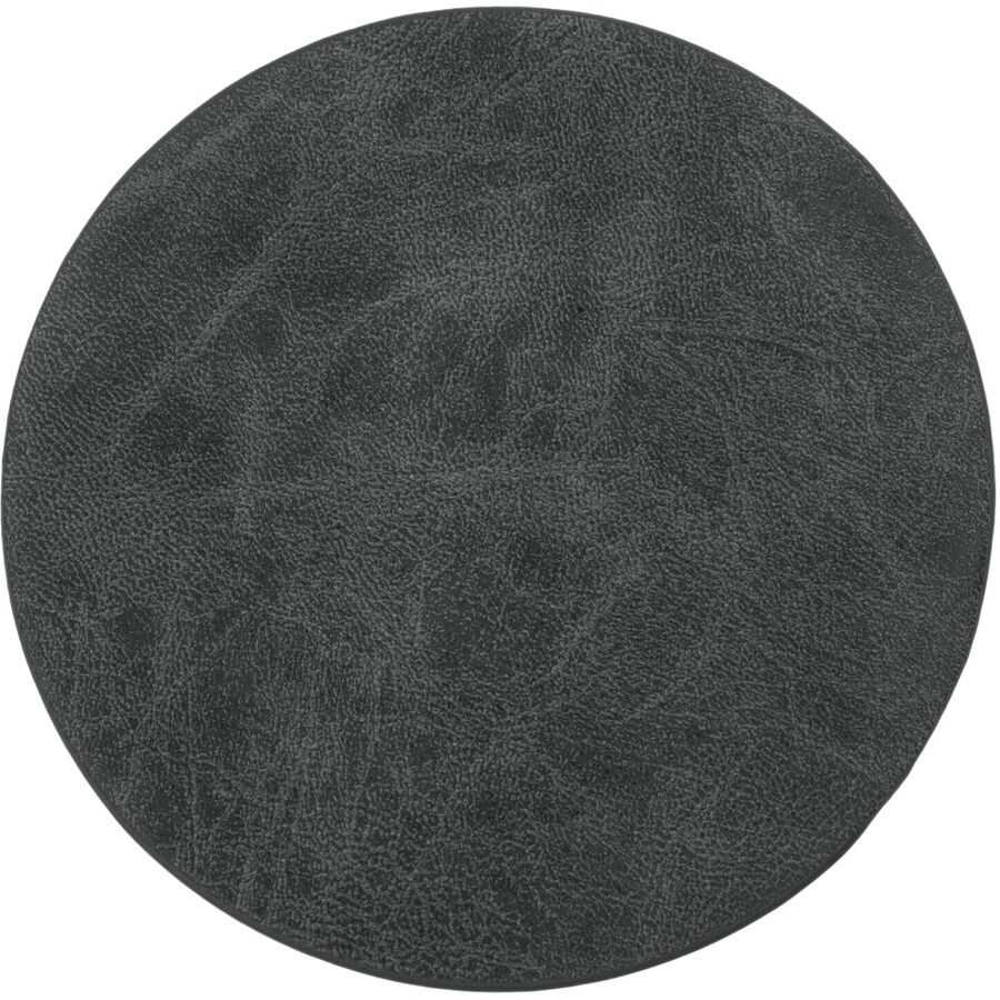 ZICZAC Untersetzer Truman Schwarz Kunstleder 9.5 cm - Untersetzer