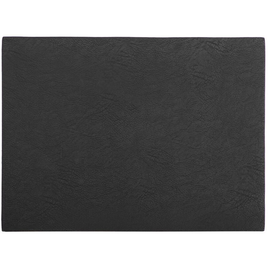 ZICZAC Tischset Troja Schwarz Kunstleder 33 x 45 cm - Tischset