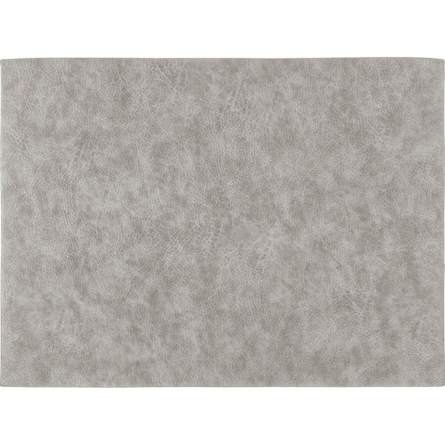 ZICZAC Tischset Troja Grau Kunstleder 33 x 45 cm - Tischset