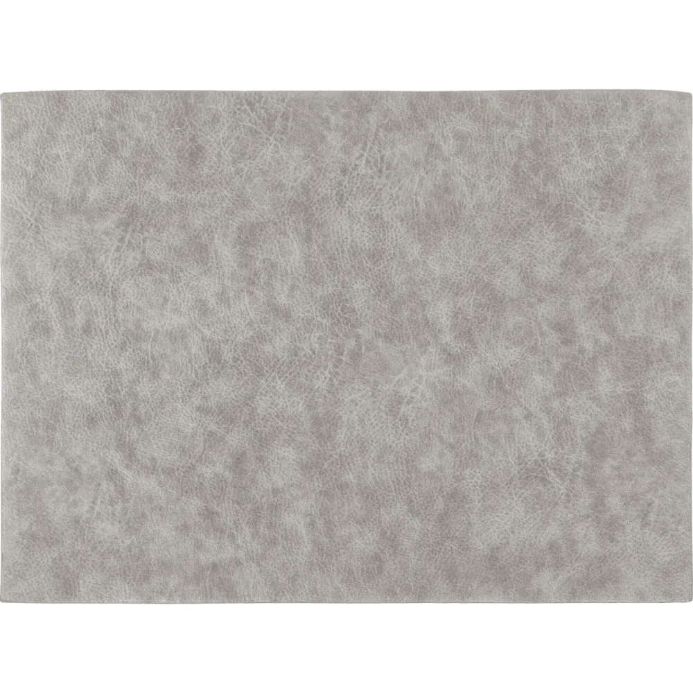 ZICZAC Tischset Troja Grau Kunstleder 33 x 45 cm - Tischset