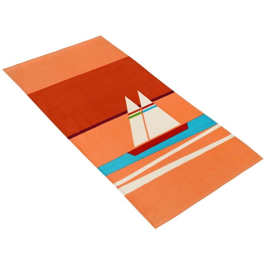 Vossen Strandtuch Sylt Gelb Baumwolle 85 cm 160 cm - Strandtuch