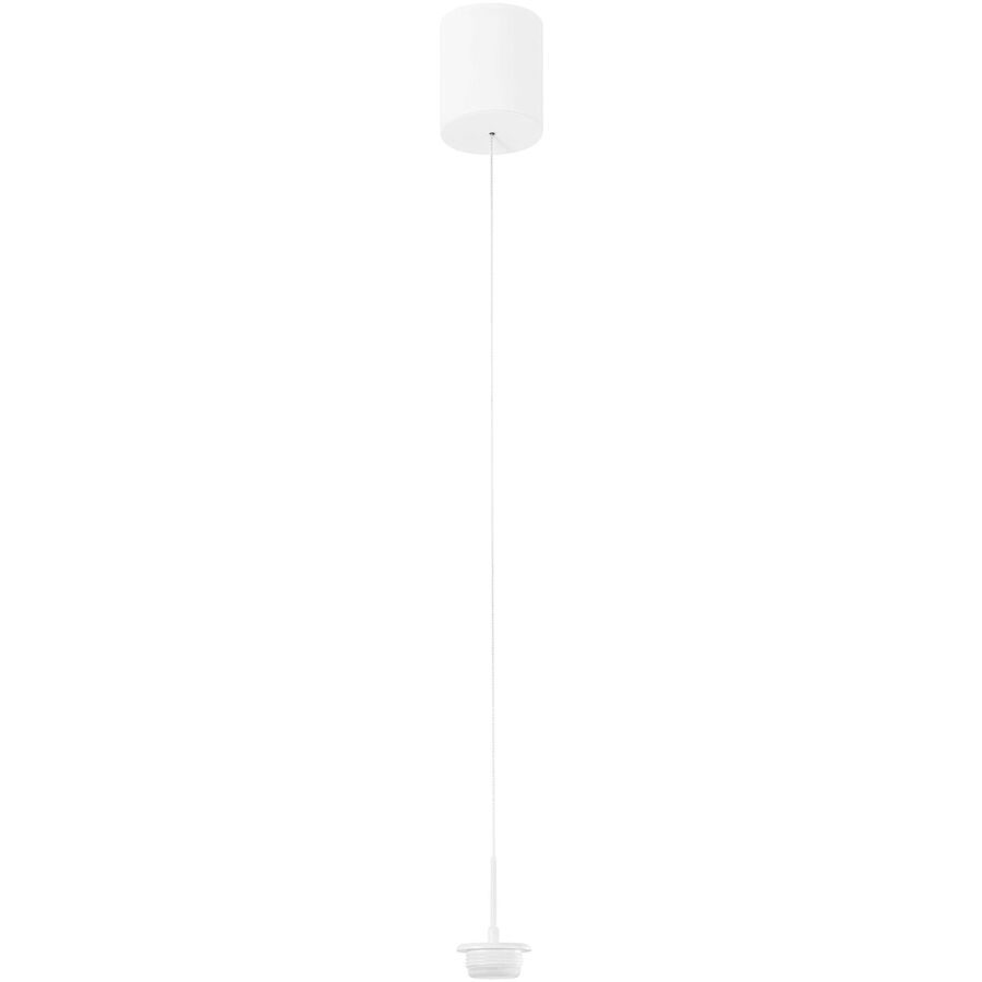 Pendellampe Cara Weiss Metall 9 cm - LED - Lichtfarbe: Extra warmweiss - Helles Neutralweiss - Pendellampe- LED Energiesparlampe